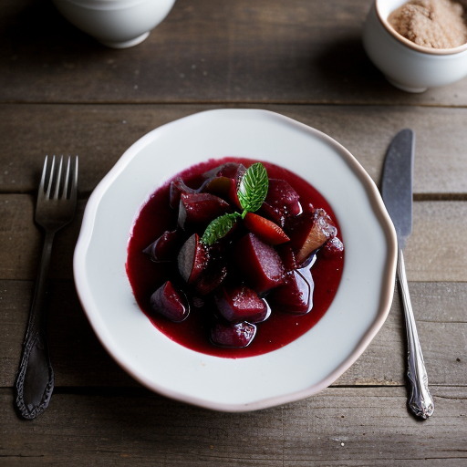 Superb Plum Compote recipe image
