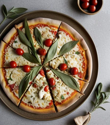 Superfast Vegetarian Pizza recipe image