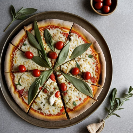 Superfast Vegetarian Pizza recipe image