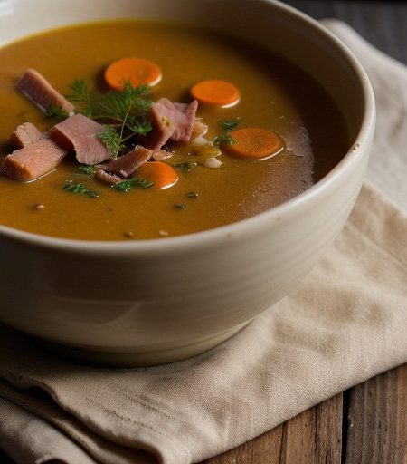 Suppers: [Tuesday Carrot & Ham Soup recipe image