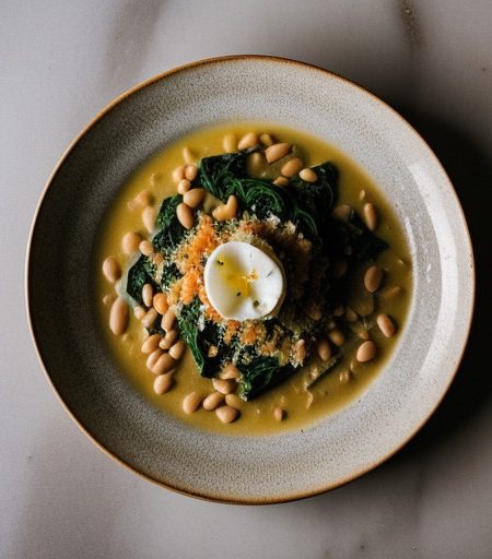 Surimi~spinach & Cannellini Bean Casserole recipe image