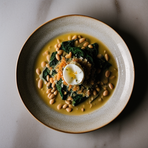 Surimi~spinach & Cannellini Bean Casserole recipe image