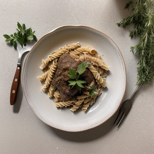 Surprise Pasta (C 1992 George Gilder recipe image