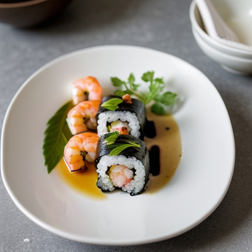 Sushi With Shrimp recipe image