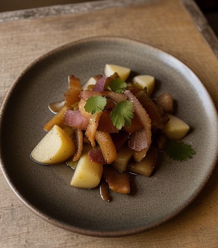 Suss-Saures Kartoffelgemuse (Sweet-and-Sour Po recipe image