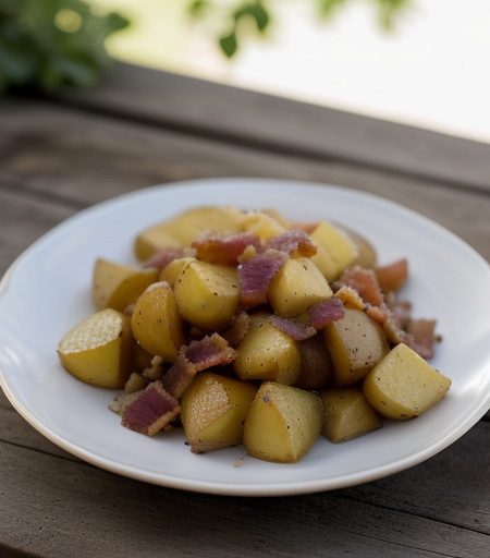 Suss-Saures Kartoffelgemuse (Sweet-and-Sour Potatoes recipe image