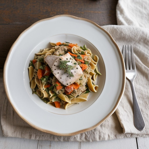 Swanson Chicken & Pasta Primavera recipe image