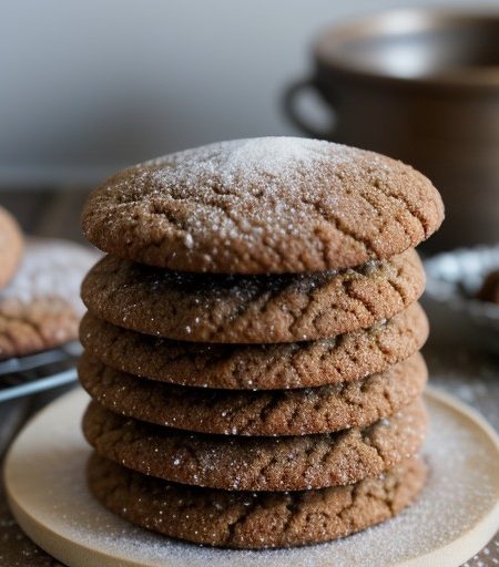 Swedish Ginger Cookies (Pepparkakor recipe image