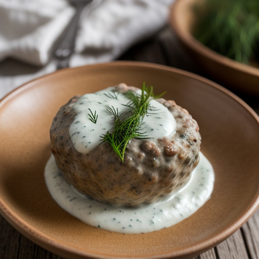 Swedish Meatballs With Creamy Dill Sauce recipe image