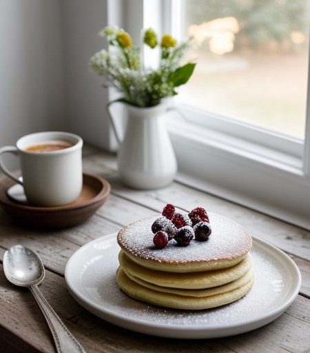 Swedish Pancakes With Lingonberries recipe image