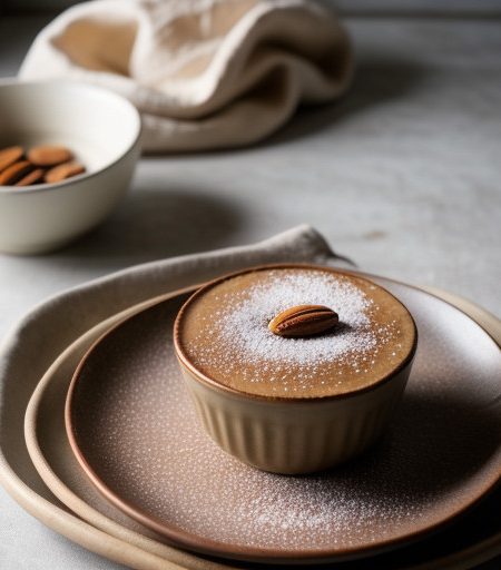 Sweet Almond Pudding With Red Dates recipe image