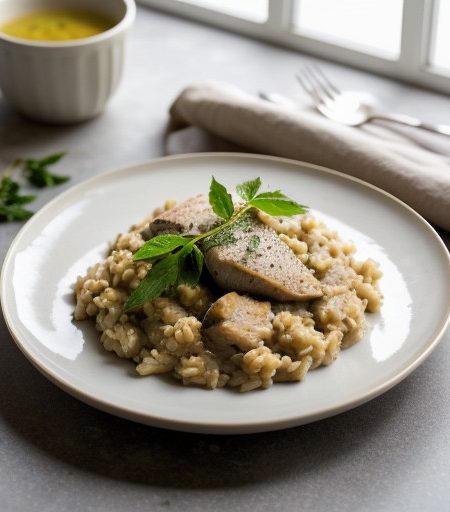 Sweet Chicken Risotto recipe image