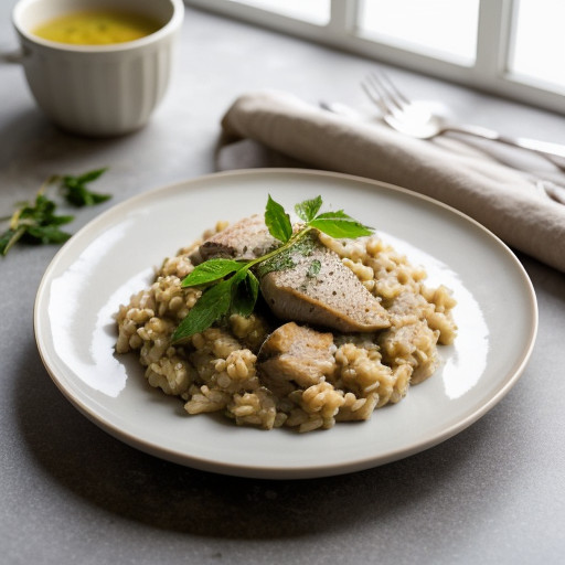 Sweet Chicken Risotto recipe image