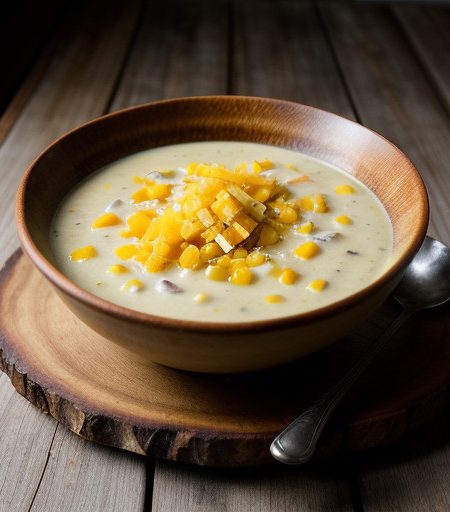 Sweet Corn & Cheddar Chowder recipe image