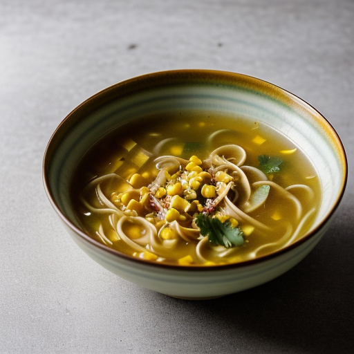 Sweet Corn Noodle Soup recipe image