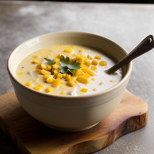 Sweet Corn and Cheddar Chowder recipe image
