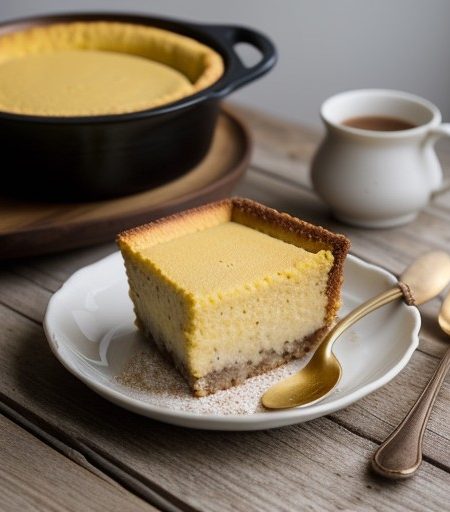 Sweet Cornmeal Pudding recipe image