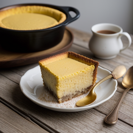 Sweet Cornmeal Pudding recipe image