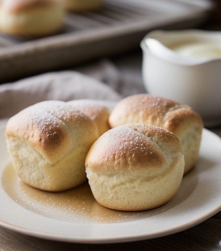Sweet French Buns recipe image