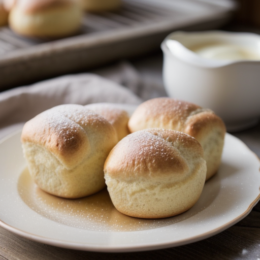 Sweet French Buns recipe image