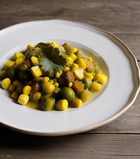 Sweet Green Tomato & Corn Piccalilli recipe image
