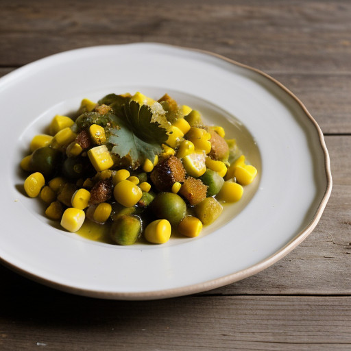 Sweet Green Tomato & Corn Piccalilli recipe image