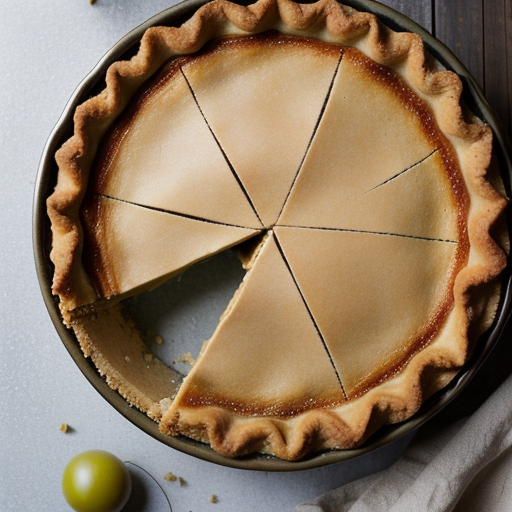 Sweet Green Tomato Pie recipe image