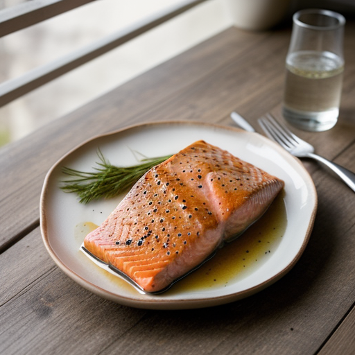 Sweet & Hot Salmon Steaks recipe image