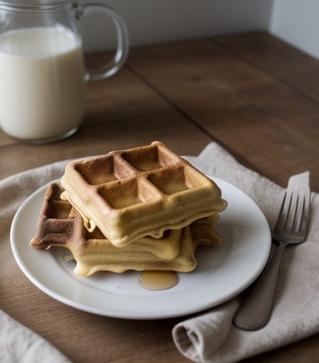 Sweet Milk Waffles I recipe image