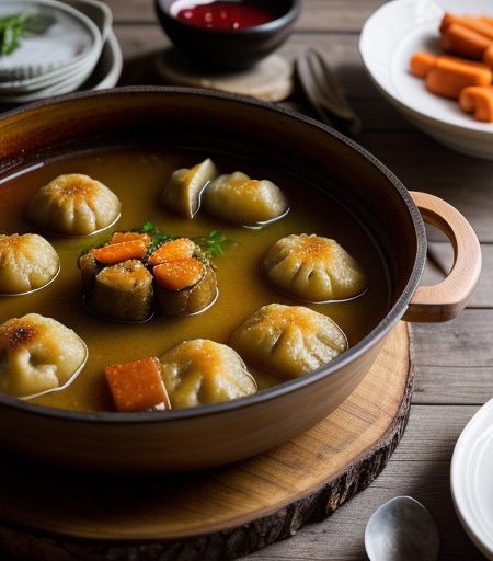 Sweet Mutton Hot Pot W/Dumplings recipe image