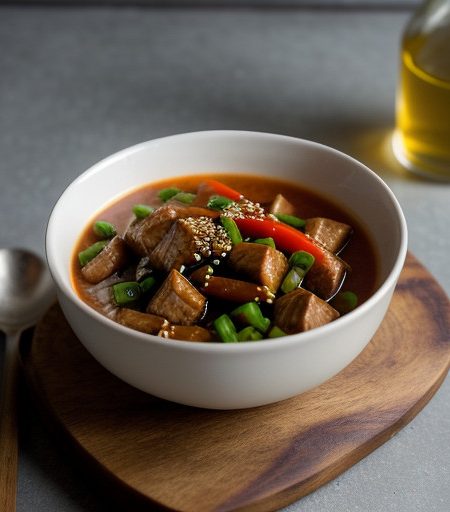 Sweet 'N Sour Sauced Pork recipe image