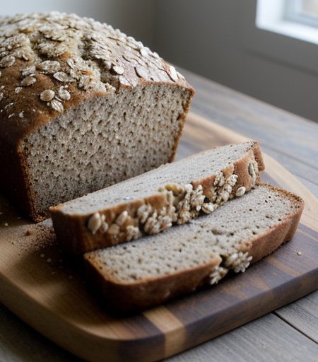 Sweet Oatmeal Bread W/Whole Wheat recipe image