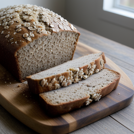 Sweet Oatmeal Bread W/Whole Wheat recipe image
