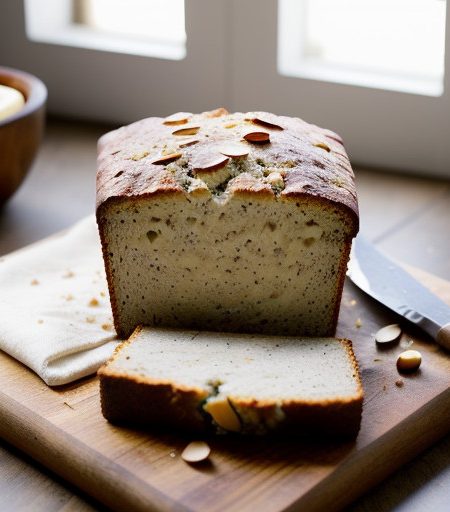 Sweet Onion-Almond Bread recipe image