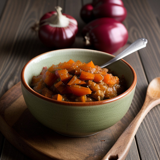 Sweet Onion Pepper Relish recipe image