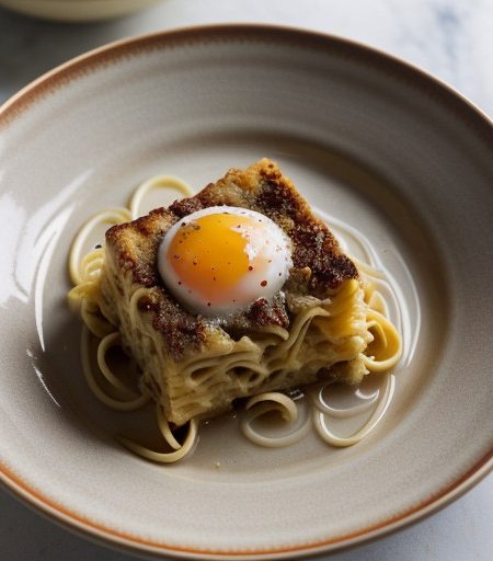 Sweet Pareve Noodle Kugel recipe image