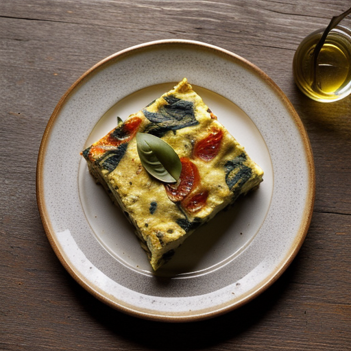 Sweet Pepper & Basil Frittata recipe image