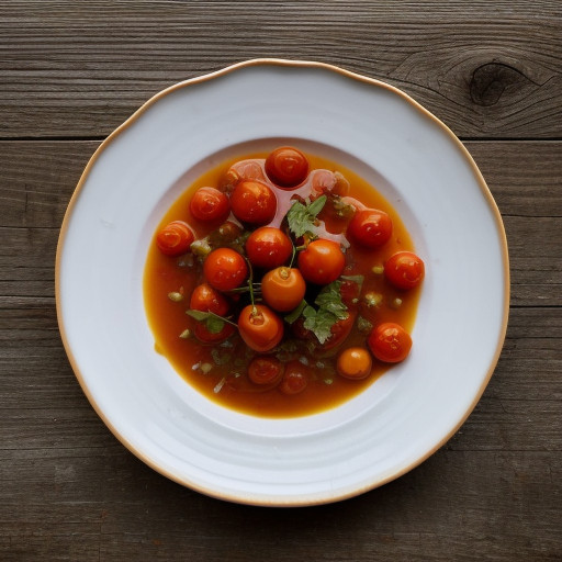 Sweet Pickled Cherry Tomatoes recipe image
