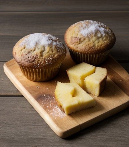 Sweet Pineapple Muffins recipe image