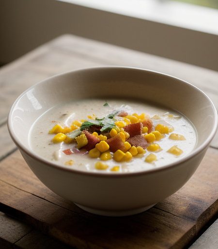 Sweet-Potato Corn Chowder - Country Cooking recipe image