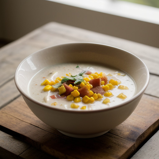 Sweet-Potato Corn Chowder - Country Cooking recipe image