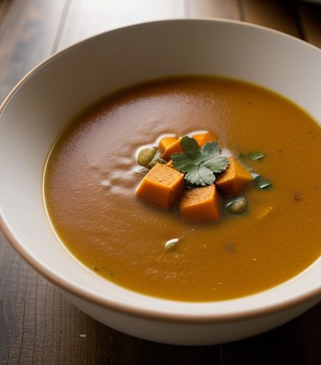 Sweet Potato & Pepper Soup recipe image