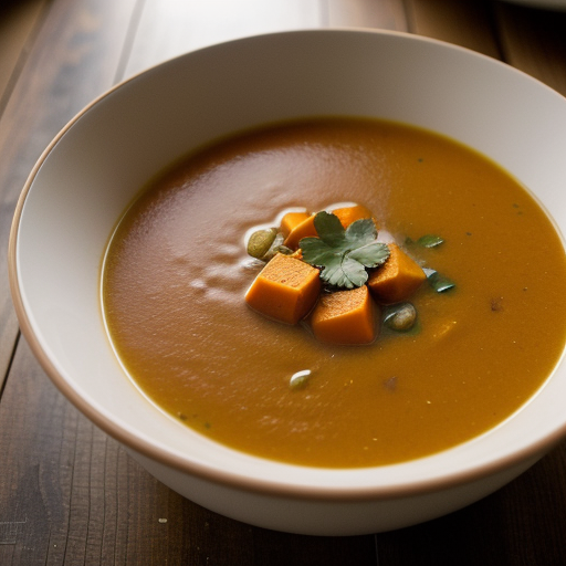 Sweet Potato & Pepper Soup recipe image