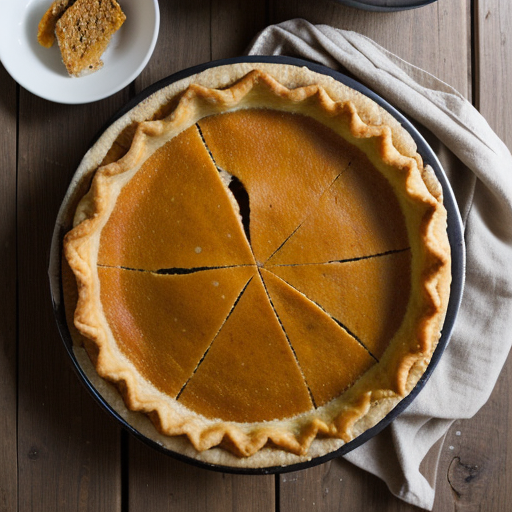 Sweet Potato Pie - VLF (Ovo-Lacto recipe image