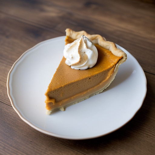 Sweet Potato Pie With Bourbon Cream Sauce recipe image