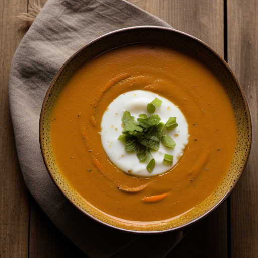 Sweet Potato Soup (Rapp recipe image