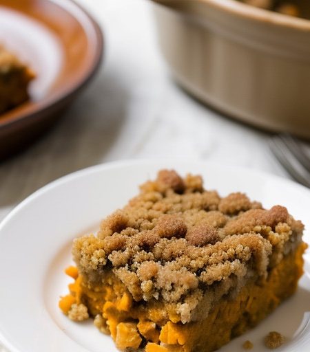 Sweet Potato Streusel Casserole recipe image
