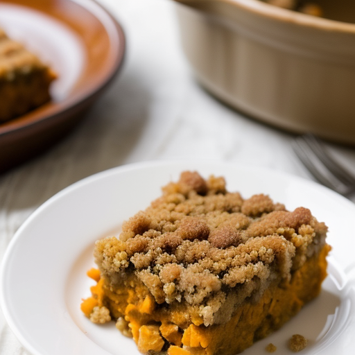Sweet Potato Streusel Casserole recipe image