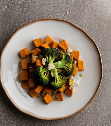 Sweet Potatoes and Broccoli recipe image