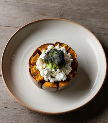 Sweet Potatoes and Broccoli - Vegetarian Cook recipe image